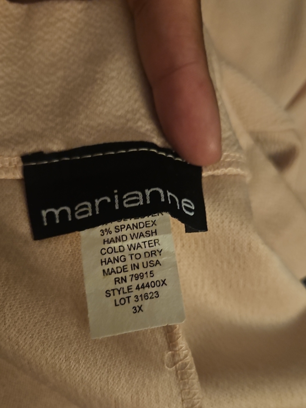 Marianne Soft Nude Plus Size Top - 3X